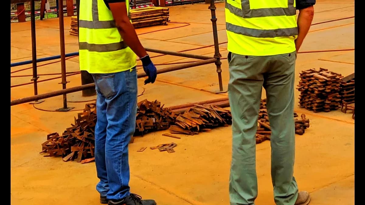 Structural steel erection and framing at a bulk storage terminal.
